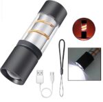 Stainless Steel LED Mini Usb Torch, Mini Pocket Flashlight - White - Image 9