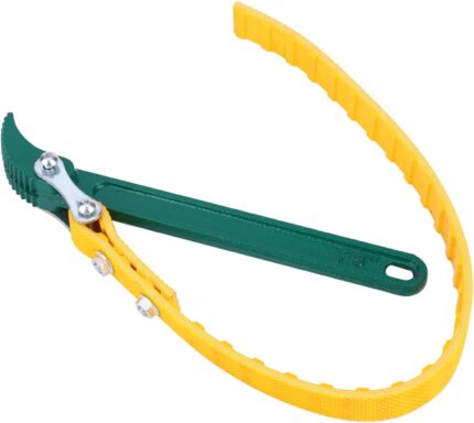 Fuel Filter Removal Tool, Universal Oil Filter Wrench Belt Type Oil Filter Wrench Remover Spanner Key Water Filter Wrench Oil Filter Removal Tool for Auto Repair Mechanics - 9 inch Universal Oil Filter Wrench ( Random Color )