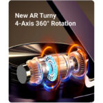 2 Pcs 360° Rotatable Metal Phone & Tablet Stands, Adjustable Foldable and Durable Desktop Holders - Image 10