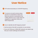 Tenda CP3 V2.2 360 Degree Super HD 1080P Security Pan/Tilt Camera With Voice Control, Human Detection, Two-Way Audio - Image 13