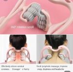 Manual Neck Massager For Cervical pain, deep Tissue | Handheld Massager Tool for Legs Waist Neck and Shoulder (Random color) - Image 11