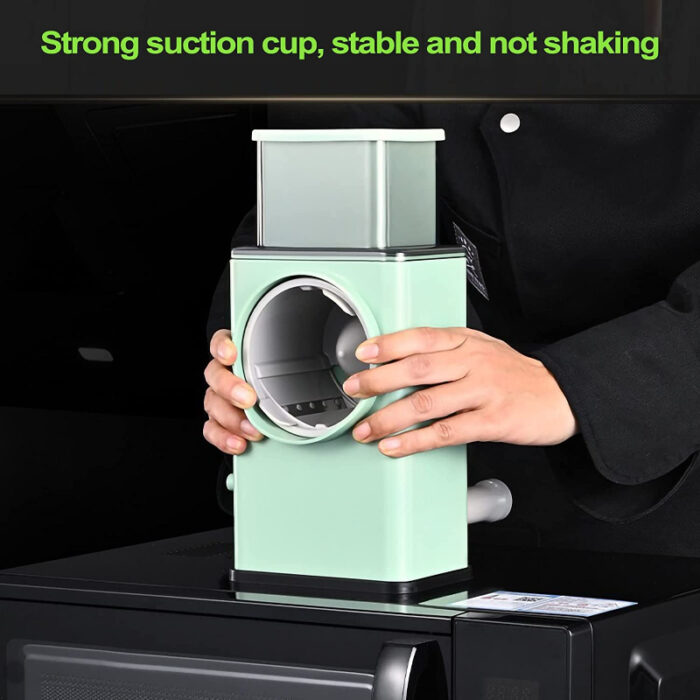 Multi-Functional Manual Vegetable Cutter High-Efficiency Rotary Grater With Handle - Image 3