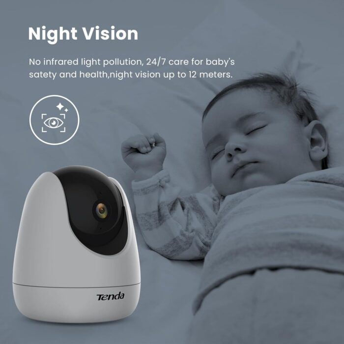 Tenda CP3 V2.2 360 Degree Super HD 1080P Security Pan/Tilt Camera With Voice Control, Human Detection, Two-Way Audio - Image 14