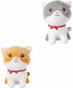 Cute Soft Cat Sitting Stuff Toy / Plush Toy | Cat Stuffed Animals - 25 CM (random Color) - Image 5