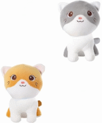 Cute Soft Cat Sitting Stuff Toy / Plush Toy | Cat Stuffed Animals - 25 CM (random Color) - Image 2