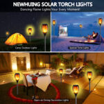 XF-6017 Solar Flame LED Light Lamp Enhance Your Outdoors With Stunning Decoration - Image 4
