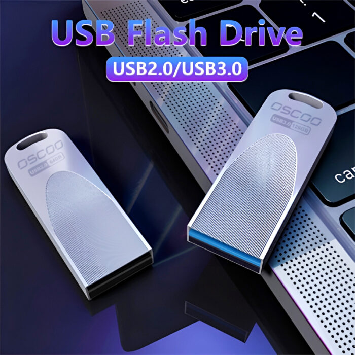 OSCOO OO6U-1 Metal USB 3.0 Flash Drive – 100% Original, 32/64/128GB High-Speed Pen Drive Memory Stick - Image 2