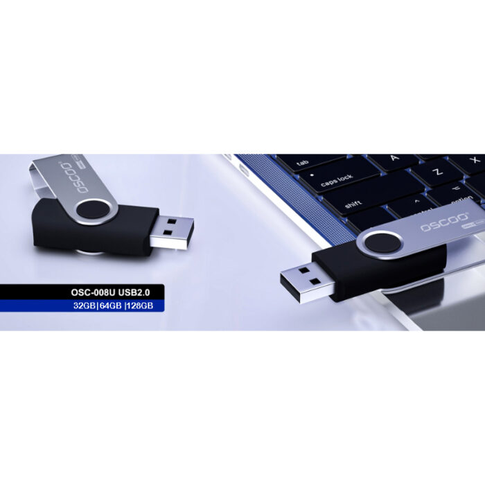 OSCOO 008U Classic Swivel USB 3.0 Flash Drive – 100% Original, 32GB/64GB/128GB High-Speed Pen Drive - Image 5