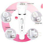 Kemei KM-2199 Multi-Functional Rechargeable Epilator: 5-In-1 Beauty Tools Kit For Women - Image 6