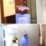 4 PCs Sticky Vase Wall Mounted Plant Holder Decorative Flower Display Vase Wall Decor - Image 14