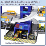 City Shuttle Fire Parking Playset Stand For kids - Image 7