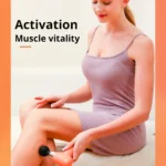 4 in 1 Compact Gun Massager | 5 Speed Levels | Portable Rechargeable Handheld Muscle Pain Reliever Device (Random color) - Image 7