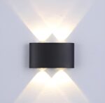 4 Way Outdoor Waterproof Wall Light, Fancy LED light for wall, Aluminium IP65 Waterproof Outdoor Wall Lamps - 4 Watts