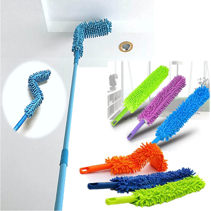 Multi-Functional Flexible Micro Fiber Duster With Telescopic Stainless Steel Handle - Image 10