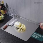 Stainless Steel Cutting Board! 🔪✨   Durable, hygienic, and easy to clean—perfect for all your chopping needs. A must-have for any chef! - Size: 41x33Cm - Image 3