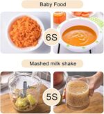 5 Blades Manual Vegetable Chopper Cutter Hand Pull Food Chopper (random color) - Image 12