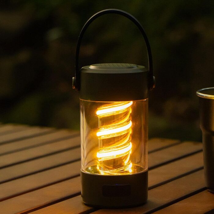 BLUETOOTH SPEAKER CAMPING LIGHTS YD-2312 / Rechargeable Camping Lantern, Waterproof Outdoor Lamp / Fishing Hiking Emergency - Image 8