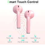 THREE PEACHES TWS Q Five Bluetooth 5.3 Noise-Cancelling, IPX4 Waterproof Elegant Design Earbuds - Image 2