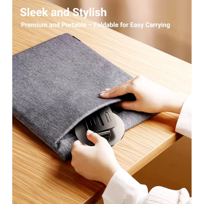 2 Pcs 360° Rotatable Metal Phone & Tablet Stands, Adjustable Foldable and Durable Desktop Holders - Image 13