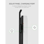 Portable 2.4W Rechargeable LED Hand Lamp Light With Solar Panel Charge Port And Large 1600mAh Battery - Image 2