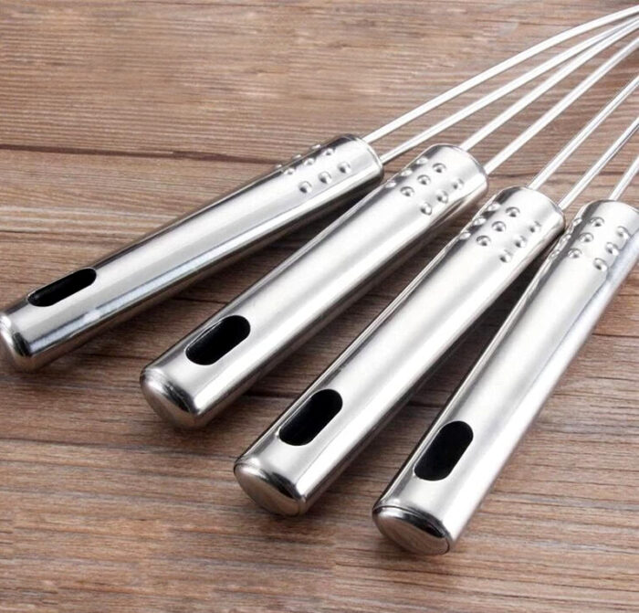 Solid 4 PCS Stainless Steel Fry Oil Strainer - Image 5