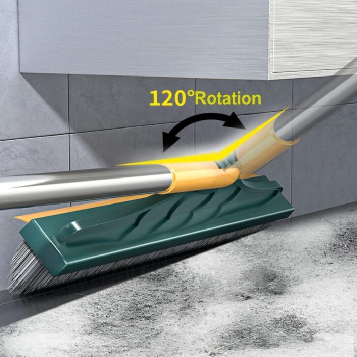 2 In 1 Multi-Functional Rotating Floor Scrub Brush With Long Handle - Image 4