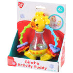 Giraffe Activity Buddy Crib Rattle Drum For Baby Toy