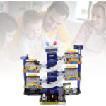 City Shuttle Fire Parking Playset Stand For kids - Image 9