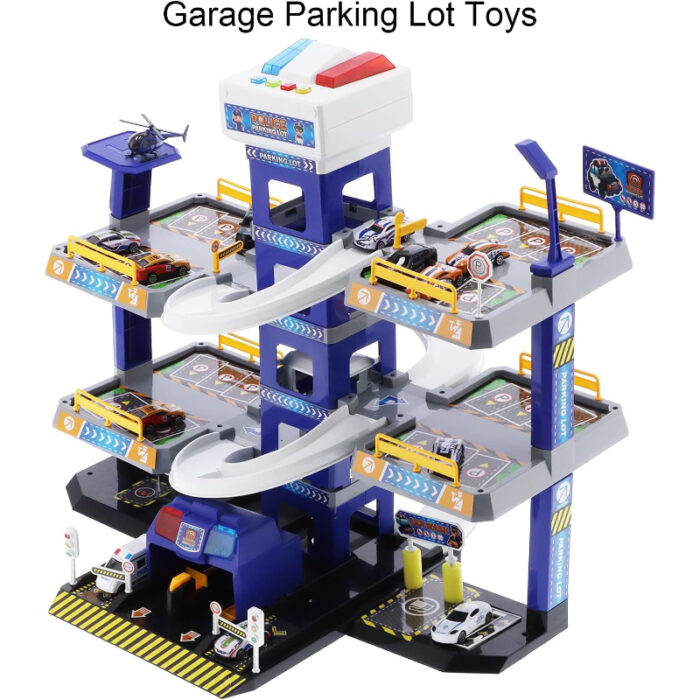 City Shuttle Fire Parking Playset Stand For kids - Image 10