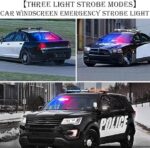 Car LED Red Blue Windshield Dash Emergency Police Strobe Lights - Image 10