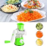 Multifunctional Manual Vegetable TABLE TOP DRUM  Cutter Slicer ( Random Color ) - Image 3