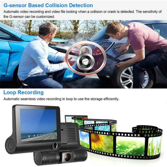 WDR Dashcam 3 Full HD 1080P Video Advanced Car DVR Technology With 170 Degree Wide Angle - Image 7