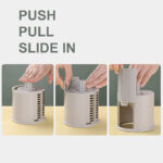 Multi-Functional Manual Vegetable Cutter High-Efficiency Rotary Grater With Handle - Image 5