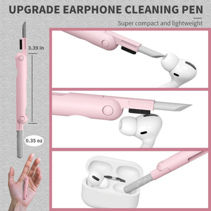 Mini Portable Multi-Functional 7 In 1 Cleaning Tool Kit For Keybaord, Mobile, Earbuds - Image 6