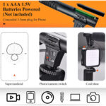 Multifunctional Professional Vlogging Kit With Tripod LED Video Light Microphone And Phone Holder - Image 4