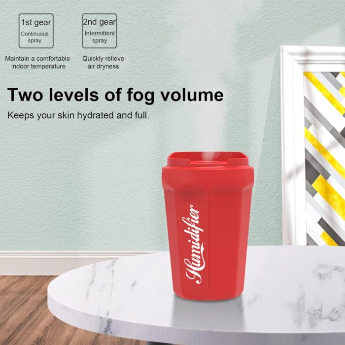 Coke Cup Humidifier Car Home USB Aroma Diffuser Summer Flame Air Coke Cup Cool Mist Bedroom Study Room Mini Humidifier  (random color) - Image 5