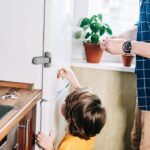 Child Safety Fridge Lock , Baby Safety Refrigerator Freezer Door Lock, No Tools Need or Drill (Grey) - 1 PC - Image 5