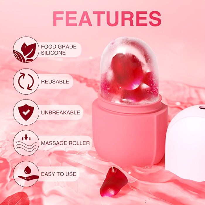 Easy Use Multi-Purpose Mini Silicone Facial Ice Roller for Ultimate Skincare - Image 15