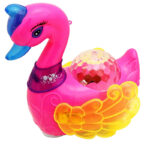 Electric Swan Colourful Lights And Music Duck Toy For Kids