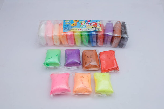 Pack of 4 Colorful DIY Art Clay Fluffy Foam with Tools (12 Color Foams in Each Pack) - Image 3
