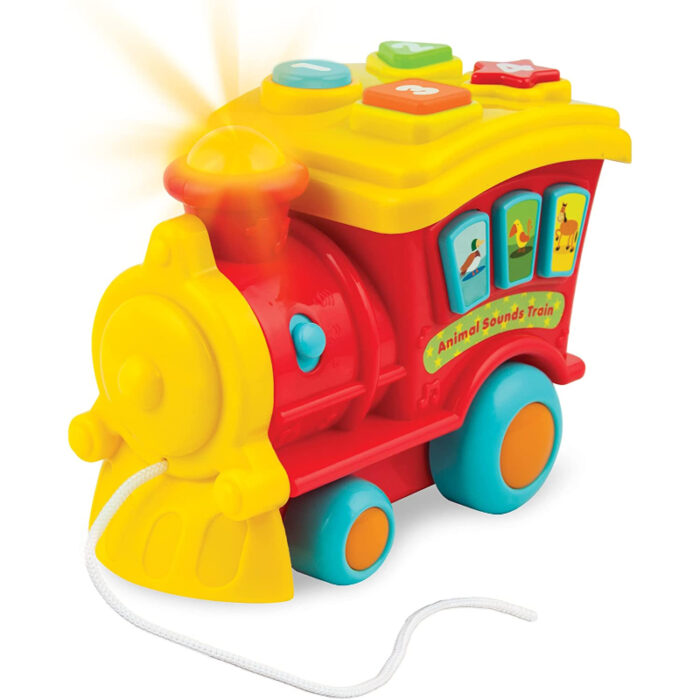 Pre School Win Fun English Learning Animal Sounds Train Toy for Kids - Image 1