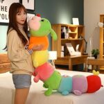110 Cm - Caterpillar Figures Plush Toy - Stuffed Charm Caterpillar Pillow Toy | Colorful Figure Sleeping Plush Toy - Image 10