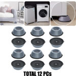 3-Pack Of 4Pcs Anti Vibration Washing Machine Universal Fixed Non-Slip Rubber Feet Pads - Image 4