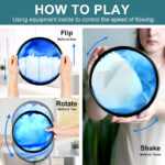 Dynamic 3D Sandscape Glass Art Fascinating Flowing Sand Frame for Elegant Home Decor - Image 11