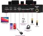 Podcast Mic Set With Live Sound Card,condenser Microphone With Rechargeable 12 Kinds Of Auxiliary Background For Karaoke Singing, Youtube Recording - Image 8