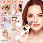 Face Vacuum Blackhead Remover Pore Cleaner | Electric Deep Cleansing Tool For Nose & Face - Image 7