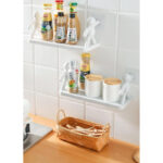 Multi-Purpose Self Adhesive High Quality Wall Hanging Storage Shelf - Image 3