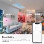 Color Changing Smart WIFI RGB led bulb, Dim-able and Color changing - Voice Controlled, 13watt - 220V LED Smart RGB Bulb, 16 Million colors + White - Image 20