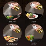 Oil Spray Dispenser / Oil Spray Bottle Pump for Cooking, BBQ, Baking, Frying, Salad (Random color) 170ml - Image 3