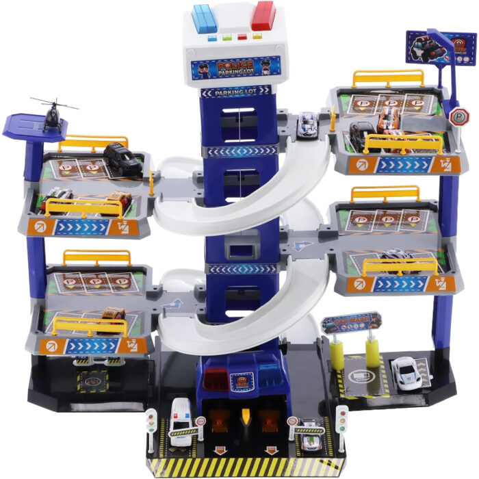 City Shuttle Fire Parking Playset Stand For kids - Image 5